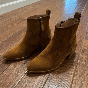 Veronica Beard Tanner Suede Bootie